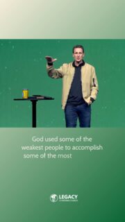 God consistently chooses the weak to accomplish the extraordinary. Your weakness isn't disqualifying—it's your invitation to experience His mighty power!