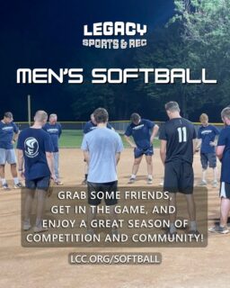 Men's softball kicks off June 8. Sign up now! lcc.org/softball