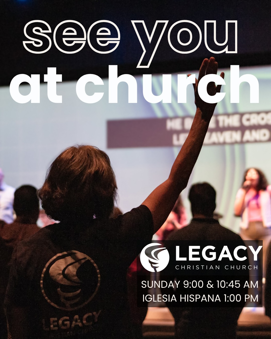 Go to lcc.org to find a campus near you!  Can't wait for Sunday? Check us out on YouTube at youtube.com/@LegacyChristian
