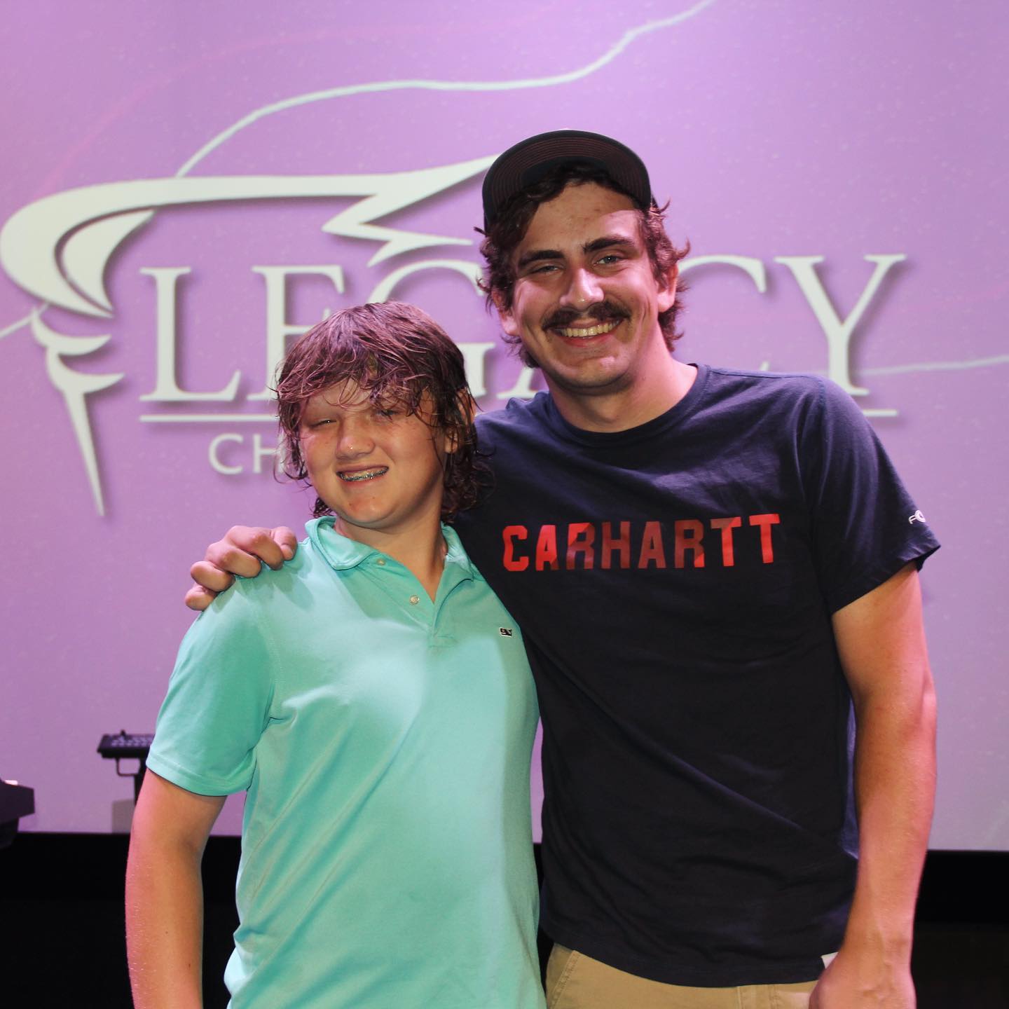 Legacy’s mission is to make disciples (who make disciples 😉)! We’re celebrating Braedyn who went all in with his faith this weekend and got baptized! 🥳