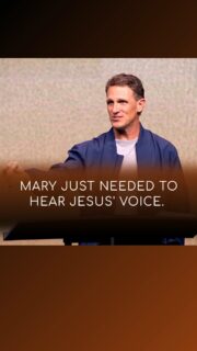 Which describes your prayer life better? 🤔 Martha needed Jesus to hear HER voice, but Mary just needed to hear JESUS' voice. When we stop listening to Him, anxiety gets louder. Are you talking AT God or sitting WITH Him?