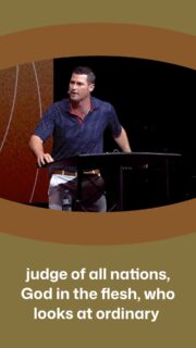 The reality check we all need: Jesus is the King of the universe who reigns with or without us. WE desperately need Him!
