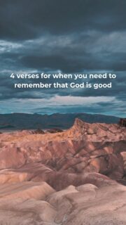 God’s goodness doesn’t disappear when life gets hard. His promises remain steady, faithful, and true. Even here, even now, He is good.
